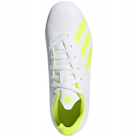 Scarpe da calcio Adidas X 18.4 FxG Jr BB9380 multicolore bianco 1