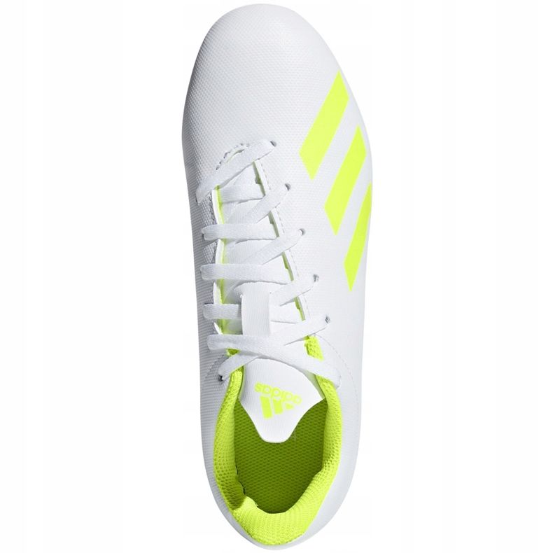 Scarpe da calcio Adidas X 18.4 FxG Jr BB9380 multicolore bianca 1