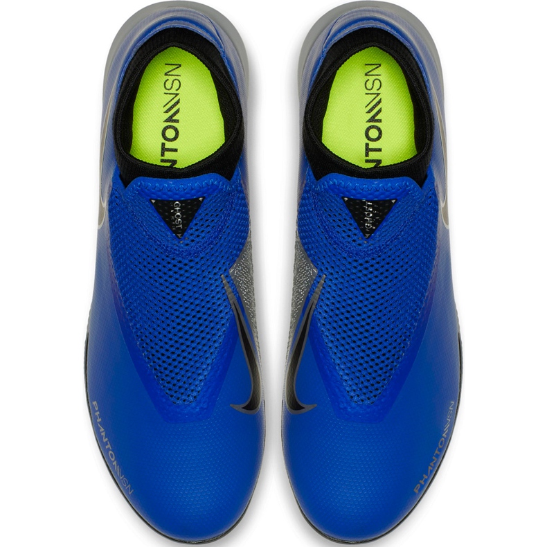 Scarpa da calcio Nike Phantom Vsn Academy Df Ic AO3267 400 blu 1