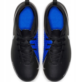 Nike Phantom Vsn Club Df Fg Mg Jr AO3288 004 scarpe da calcio nero nero 1