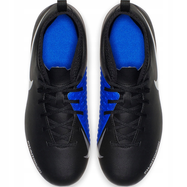Nike Phantom Vsn Club Df Fg Mg Jr AO3288 004 scarpe da calcio nero nero 1
