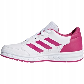 Scarpe da bambino Adidas AltaSport K bianche e rosa D96870 bianca 1