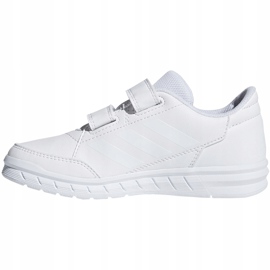 Scarpe da bambino Adidas AltaSport Cf K bianche D96832 bianco 1
