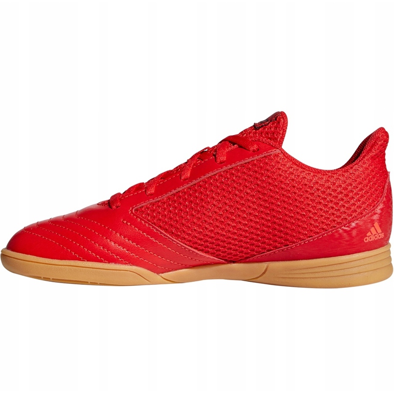 Scarpe da calcio Adidas Predator 19.4 In Sala Jr CM8552 multicolore rosso 1