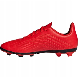 Scarpe da calcio Adidas Predator 19.4 FxG Jr CM8541 multicolore rosso 1
