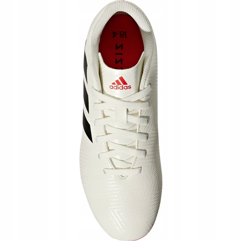 Scarpe da calcio Adidas Nemeziz 18.4 FxG Jr CM8510 multicolore bianco 1