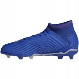 Scarpe calcio adidas Predator 19.3 Fg Jr blu CM8533 multicolore 1