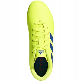 Scarpe da calcio adidas Nemeziz 18.4 FxG Jr giallo blu CM8509 multicolore 1