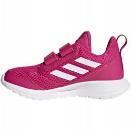 Scarpe da bambino Adidas AltaRun Cf K rosa CG6895 1