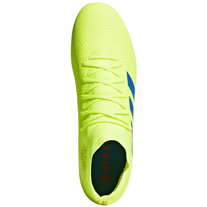 Scarpe calcio adidas Nemeziz 18.3 Fg giallo blu BB9438 multicolore 1