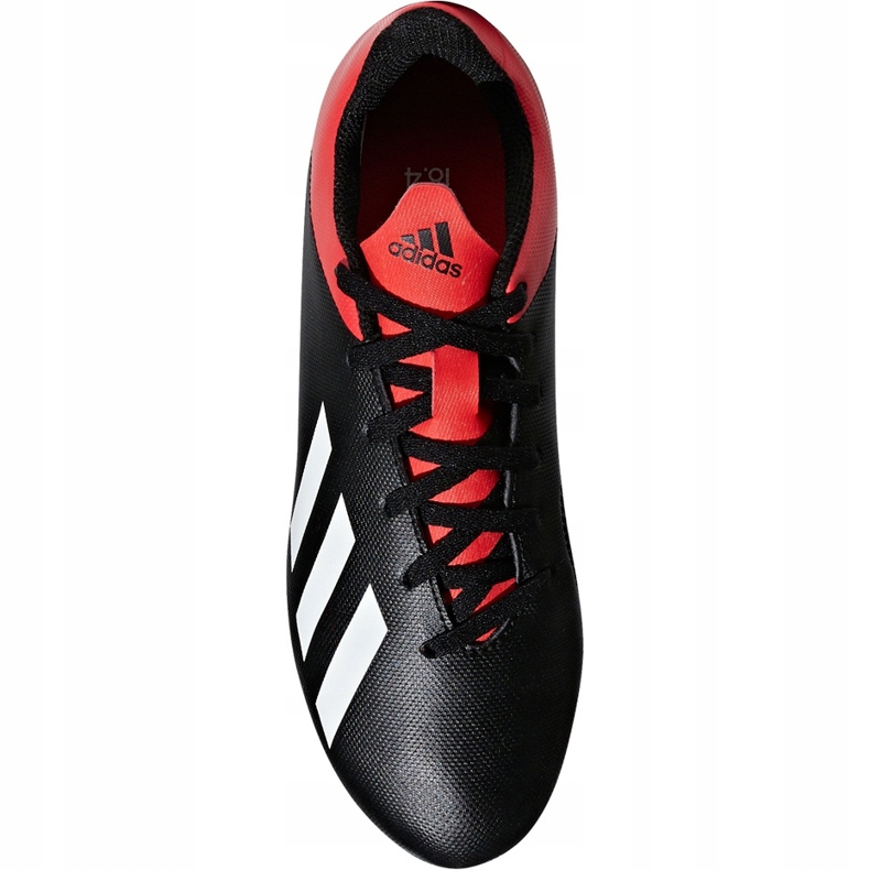 Scarpe da calcio Adidas X 18.4 FxG Jr BB9378 nero nero 1
