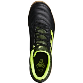Adidas Copa 19.3 In Sala scarpe da calcio nero giallo BB8093 1