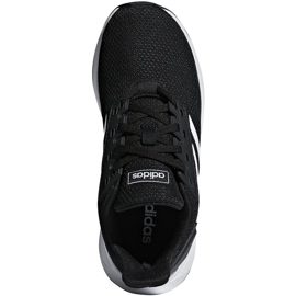 Adidas Duramo 9 K scarpe da bambino nere e bianche BB7061 bianca nero 1