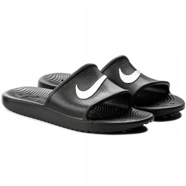 Nike Kawa Shower ciabatte nere da donna 832655 001 nero 1