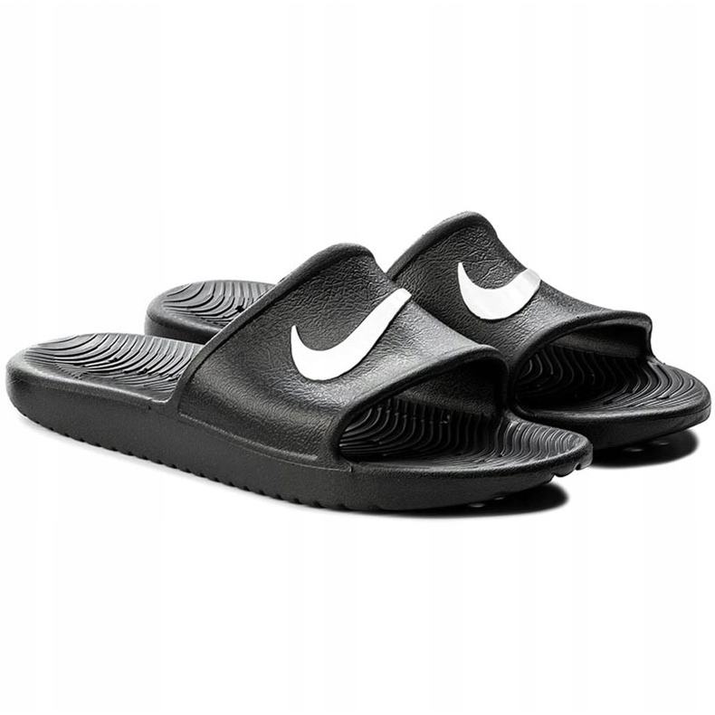 Nike Kawa Shower ciabatte nere da donna 832655 001 nero 1