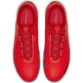 Scarpa da calcio Nike Phantom Vsn Academy Ic AO3225 600 rosso rosso 1