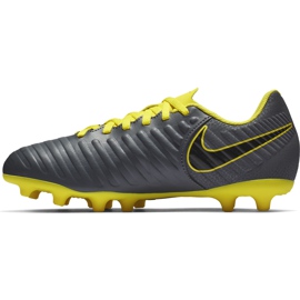 Nike Tiempo Legend 7 Club Mg Jr AO2300 070 scarpe da calcio nero grigio 1