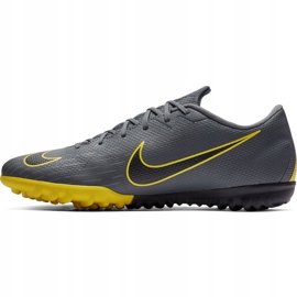 Nike Mercurial Vapor X 12 Academy Tf AH7384 070 scarpe da calcio nero grigio 1