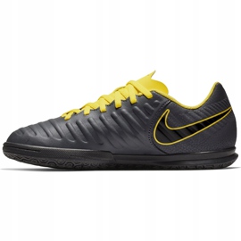 Nike Tiempo Legend 7 Club Ic Jr AH7260 070 scarpe da calcio nero grigio 1