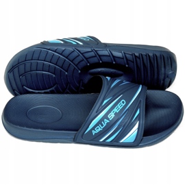 Ciabatte piscina uomo Aqua-Speed ​​Idaho col. 10 blu navy 1