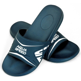 Ciabatte piscina uomo Aqua-Speed ​​Dakota, col. 10 blu navy 1