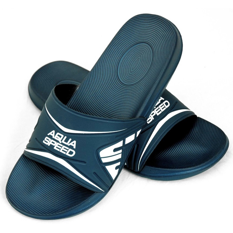 Ciabatte piscina uomo Aqua-Speed ​​Dakota, col. 10 blu navy 1