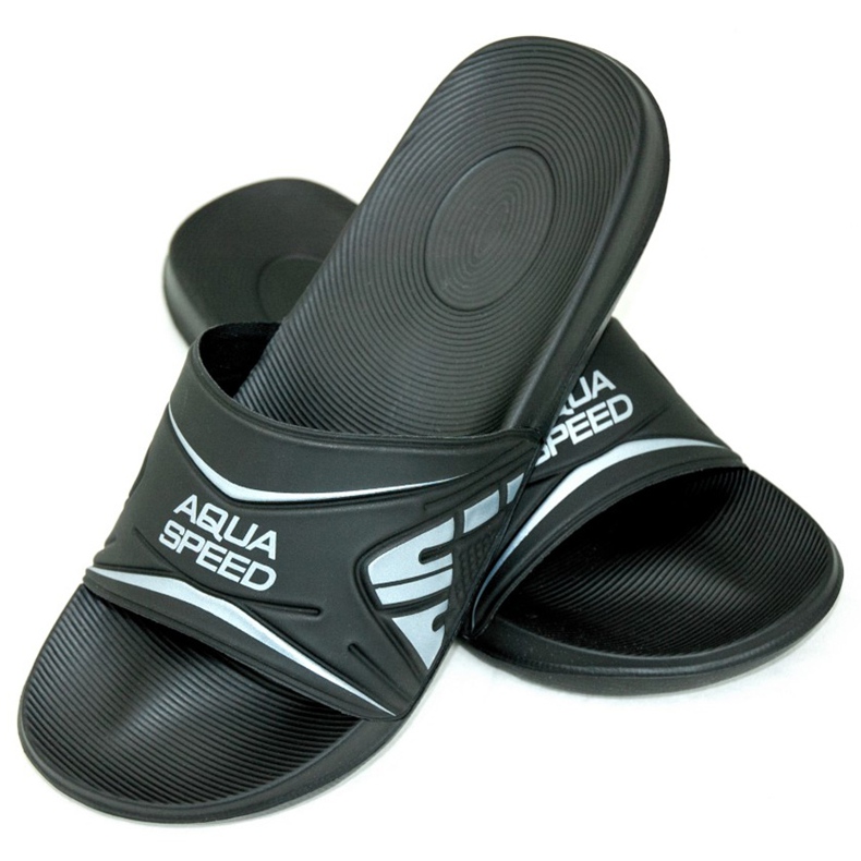 Ciabatte piscina uomo Aqua-Speed ​​Dakota, col.7 nero 1