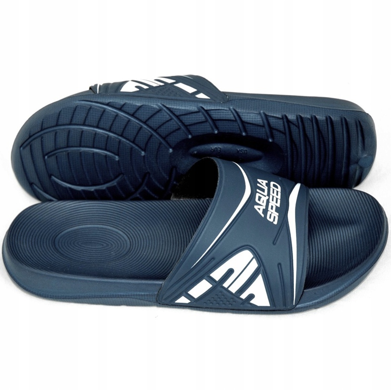Ciabatte piscina uomo Aqua-Speed ​​Dakota, col. 10 blu navy 2