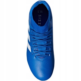 Le scarpe da calcio adidas Nemeziz 18.3 Fg Jr DB2351 multicolore blu 1