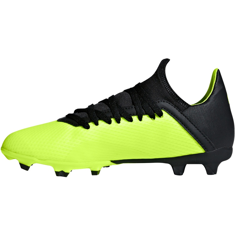 Scarpe da calcio Adidas X 18.3 Fg Jr DB2418 multicolore verde 1