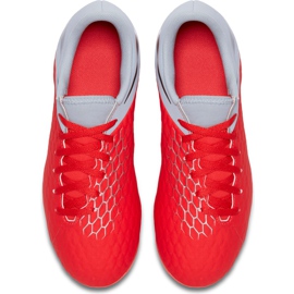 Scarpa da calcio Nike Hypervenom 3 Academy Fg Jr AJ4119 600 rosso rosso 1