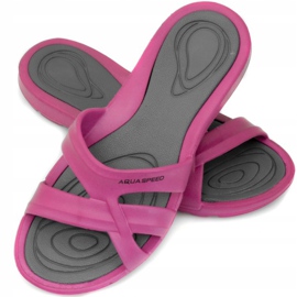 Ciabatte da piscina donna Aqua-speed Panama col.03 rosa 1