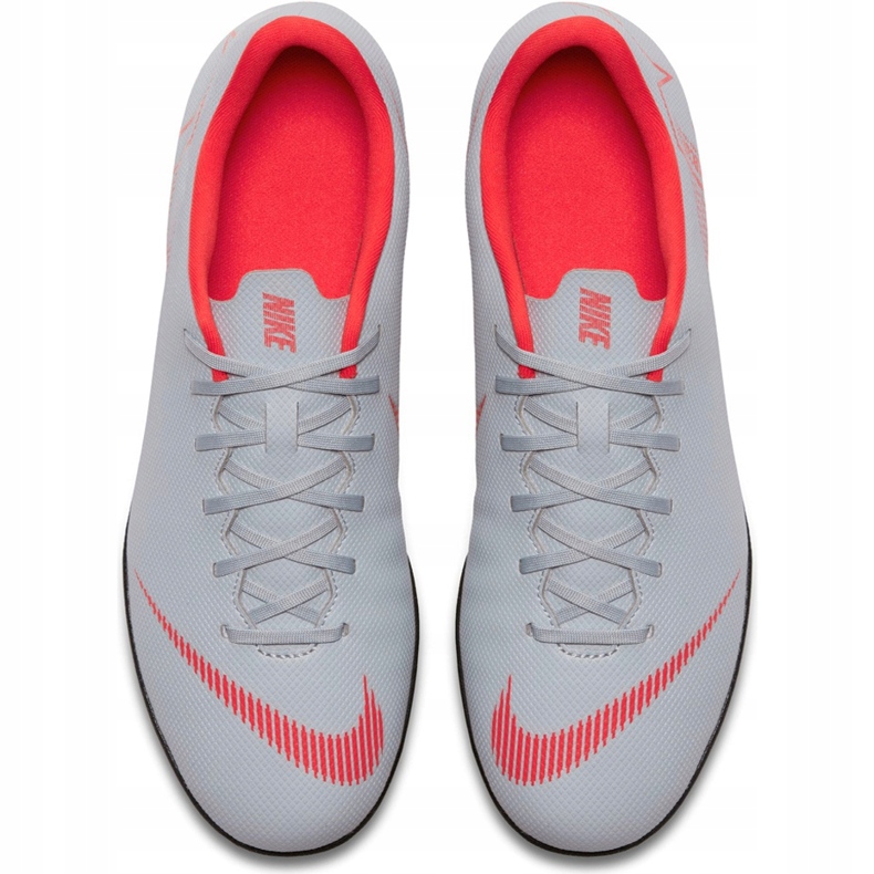 Nike Mercurial Vapor X 12 Club Ic Jr AH7354 060 scarpe da calcio multicolore grigio 1