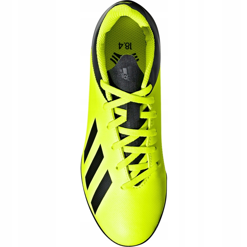 Le scarpe da calcio adidas X Tango 18.4 Tf Jr DB2435 giallo giallo 1