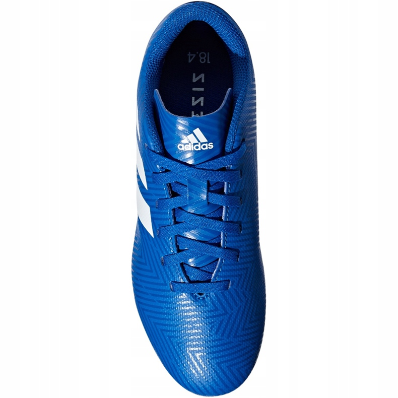 Scarpe da calcio Adidas Nemeziz 18.4 FxG Jr DB2357 multicolore blu 1