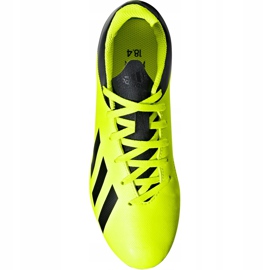Scarpe da calcio Adidas X 18.4 FxG Jr DB2420 giallo giallo 1