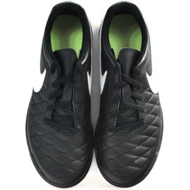 Nike Majestry Ic Jr AQ7895 017 scarpe da calcio nero 1