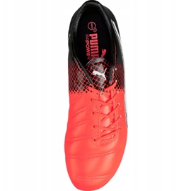 Scarpe da calcio Puma evoPower 1.3 Lth Fg 103850 01 multicolore arancia 1