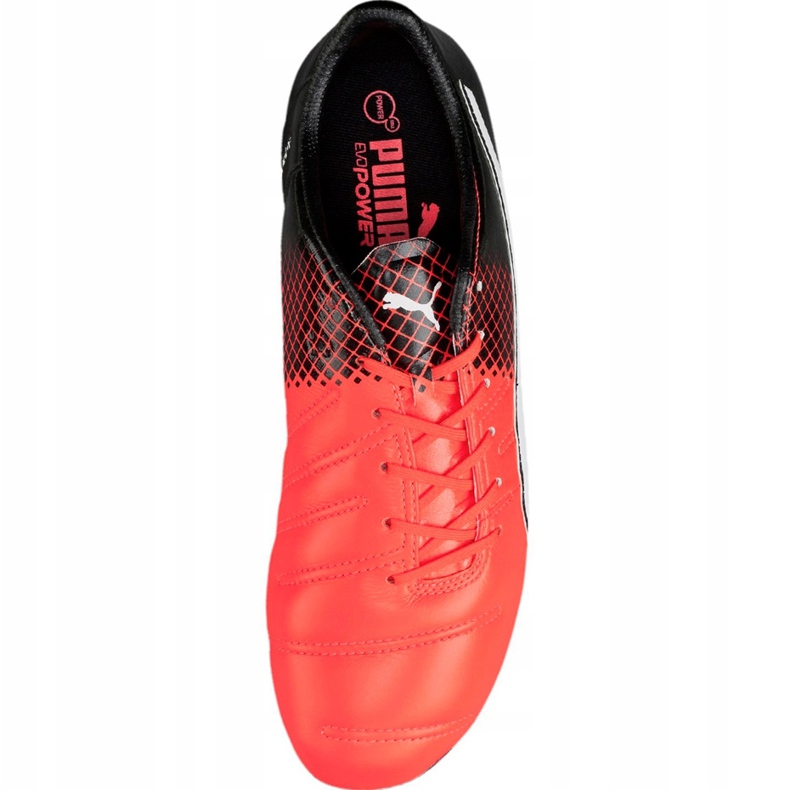 Scarpe da calcio Puma evoPower 1.3 Lth Fg 103850 01 multicolore arancia 1