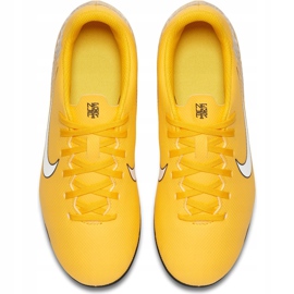 Nike Mercurial Vapor 12 Club Neymar Gs Mg Jr AO9472 710 scarpe da calcio multicolore giallo 1