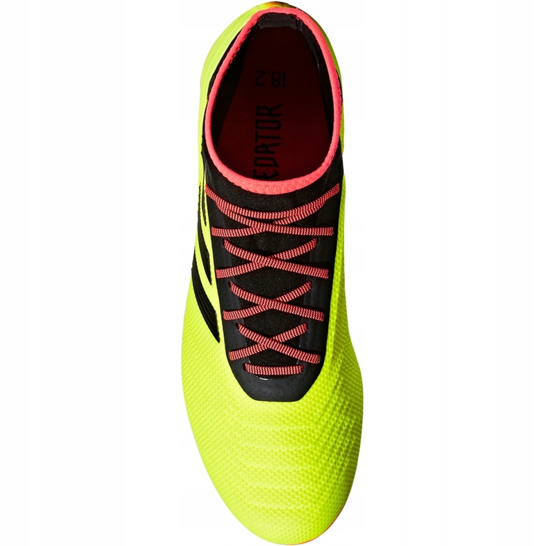 Scarpe da calcio Adidas Predator 18.2 Fg DB1997 multicolore giallo 1