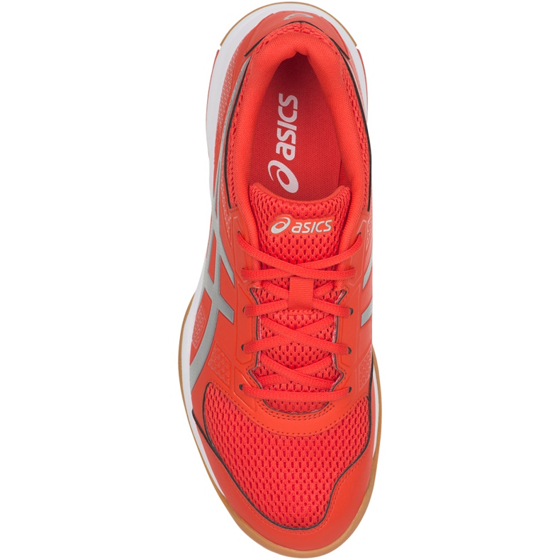 Asics Gel-Rocket 8 B706Y 0693 scarpe da pallavolo uomo multicolore arancia 1