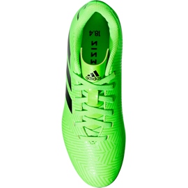 Scarpe da calcio Adidas Nemeziz Messi 18.4 FxG Jr DB2371 verde 1