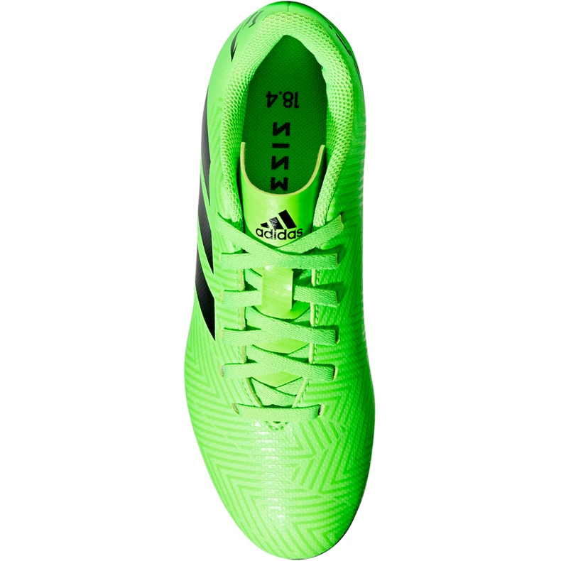 Scarpe da calcio Adidas Nemeziz Messi 18.4 FxG Jr DB2371 verde 1