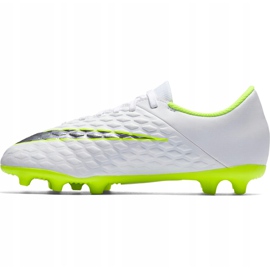 Nike Hypervenom 3 Club Fg Jr AJ4146 107 scarpe da calcio bianca bianca 1