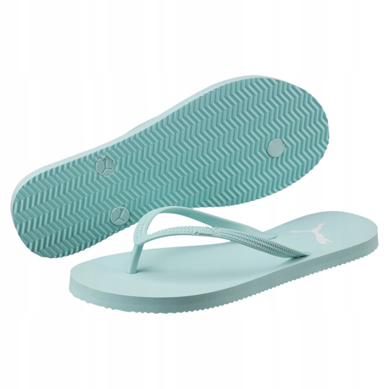 Puma First Flip Wns Island Paradise 360255 12 ciabatte da donna verde 1