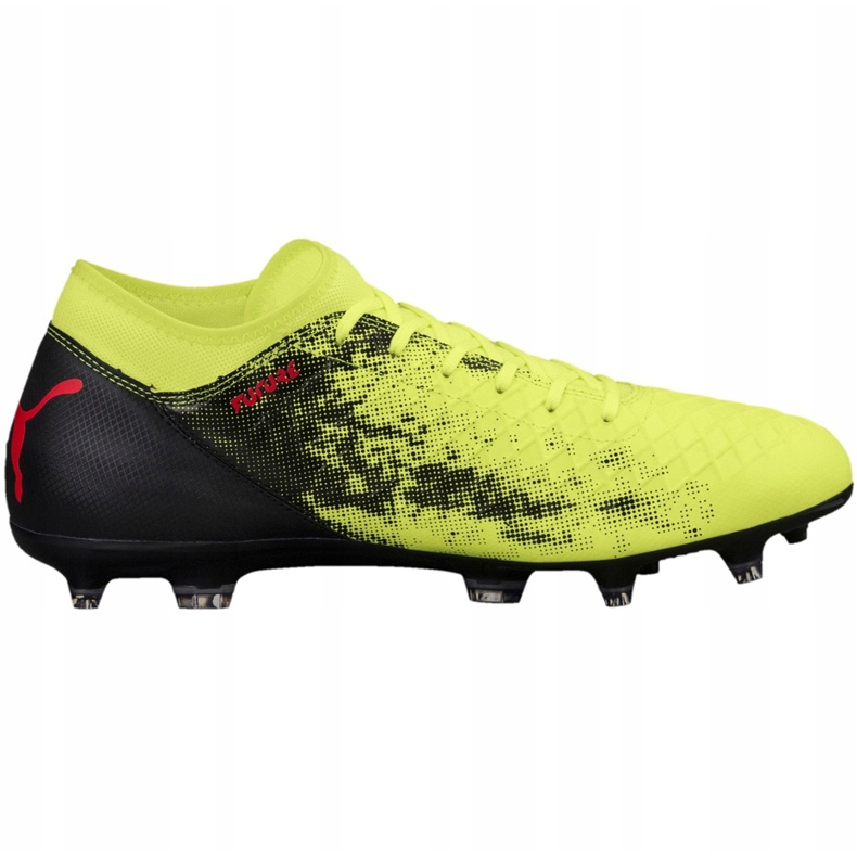 Puma Future 18.4 Fg Ag Scarpe da calcio giallo-nero 104344 01 1