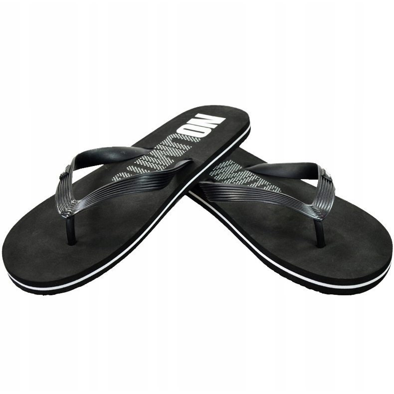 Pantofole da uomo 4F nere H4L18 KLM001 nero 1