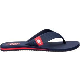 Pantofole 4F H4L18 KLM002 blu navy scuro 2