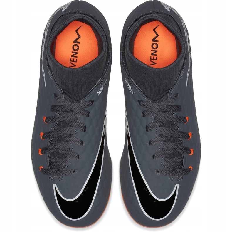 Nike Hypervenom Phantom 3 Academy Df Fg Jr AH7287 081 scarpe da calcio multicolore grigio 1